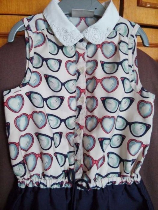 Стильний літній комбінезон/ромпер для дівчинки next