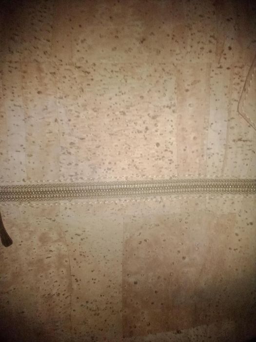 Mala com bolsa cortiça nova