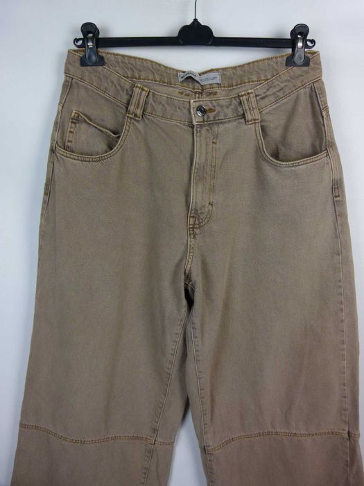 Bershka flare jeans spodnie dżins szerokie nogawki / 42
