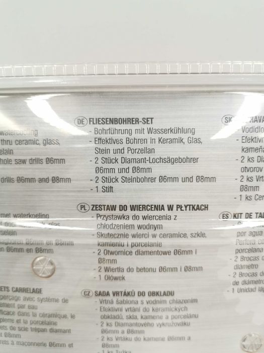 Na Lewara Zestaw do wiercenia w płytkach Werckmann