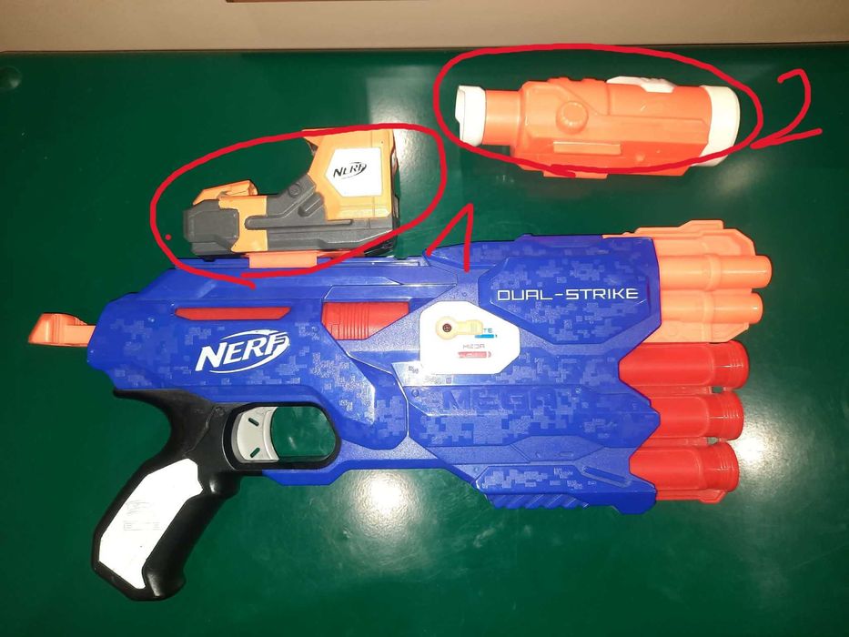 Pistolet Nerf Dual- Strike