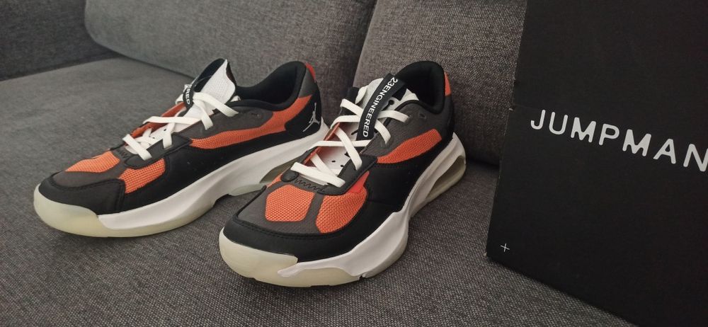 Buty JORDAN AIR 200E czarno-pomarańczowe r. 44 Nowe Oryginalne Olsztyn