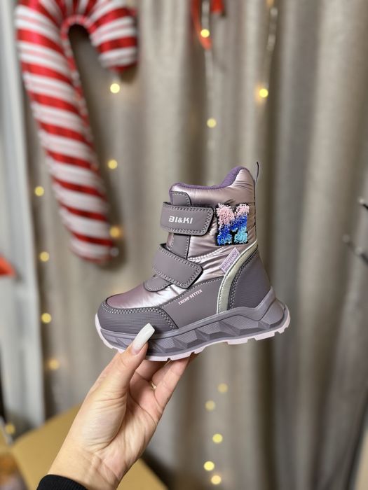 Зимові черевики , дутики , термо , Bi Ki , 27-32 розмір, для девочек