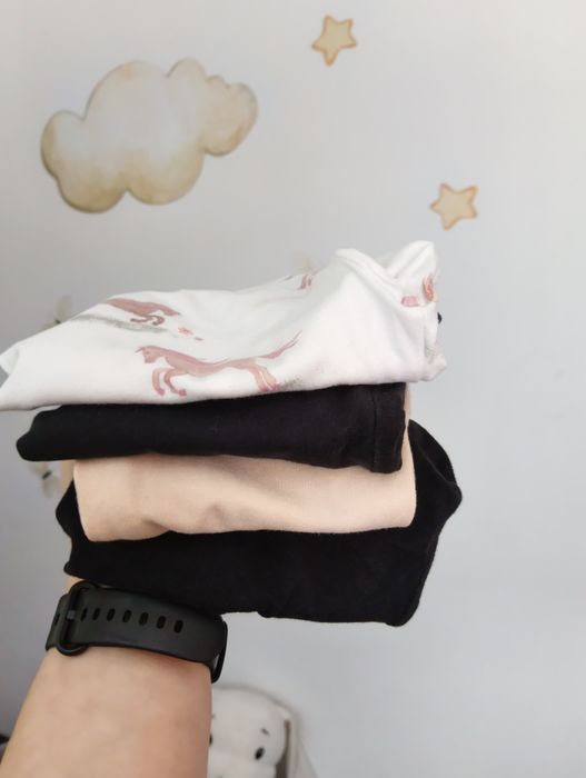 Zestaw kolarek, legginsów 3/4 dla dziewczynki 116