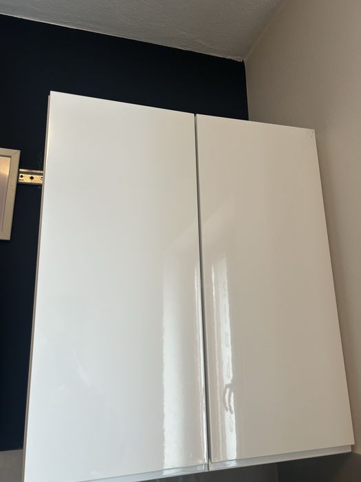 Szafka kuchenna wisząca bialy połysk jak nowa