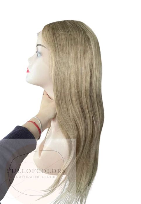 Bardzo dluga peruka blond wlosy naturalne prosta 100% ludzkie