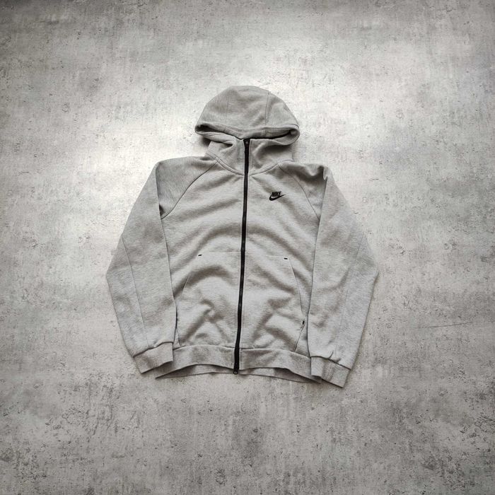 MĘSKA bluza Rozpinana z Kapturem Nike TECH Fleece Ocieplona Suwak Logo