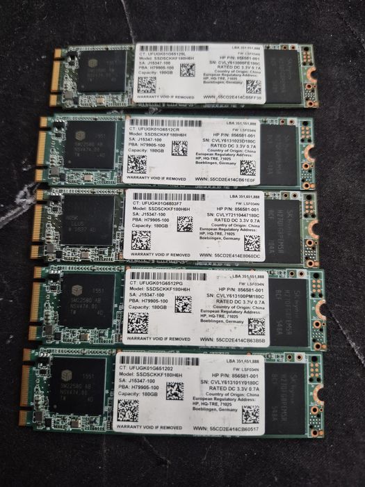 Dysk SSD M2 sata  180GB INTEL