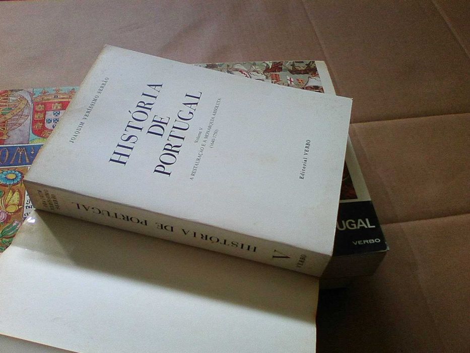 História de Portugal cinco 1ºs volumes