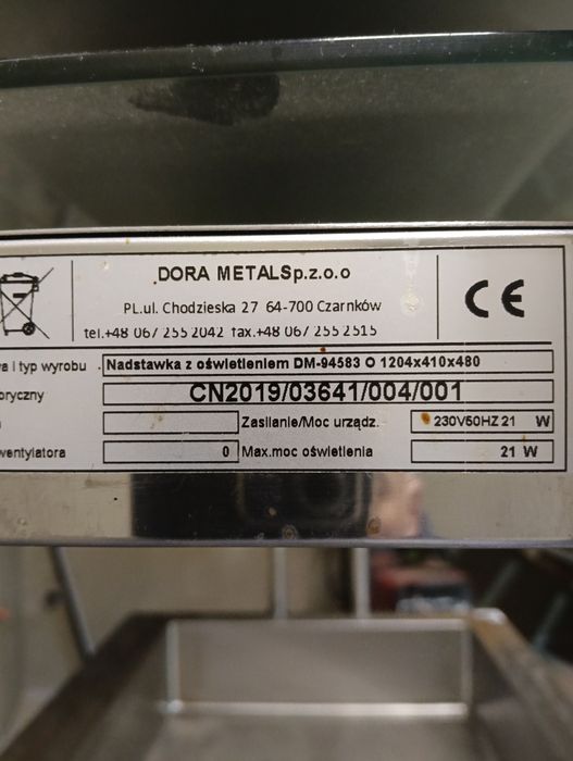 Wanna chłodnicza z nadstawką, zlewozmywak