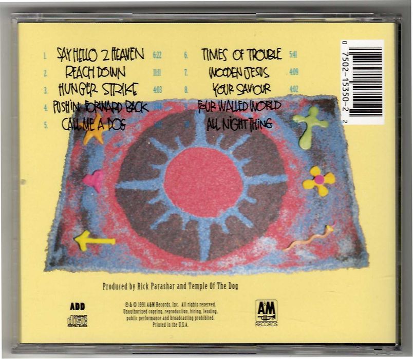Temple Of The Dog - Temple Of The Dog [CD] [USA]