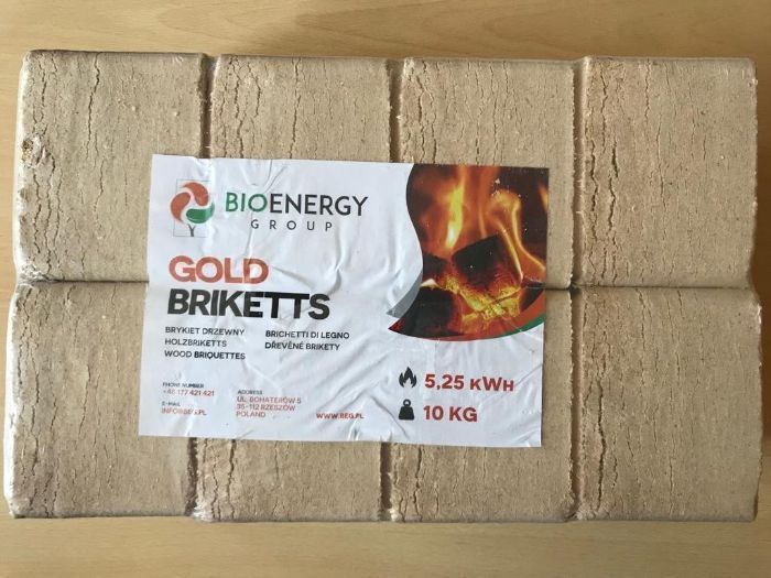 Brykiet drzewny RUF dębowy Jasło PRODUCENT BIO ENERGY GROUP