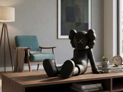 Figura decorativa Kaws sentada