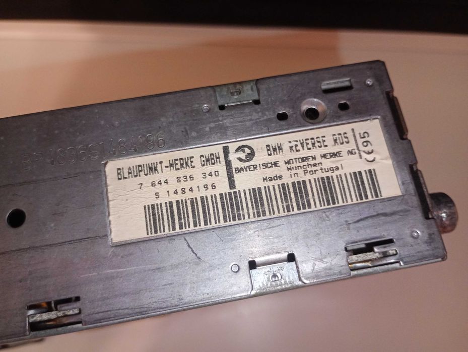 Radio na kasety BMW Reverse RDS ORI BMW E36 Z3 E34 E32 E31 E30 E28 E24