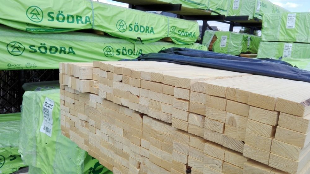 Łaty i Kontrłaty Certyfikowane C24 Skandynawskie SODRA