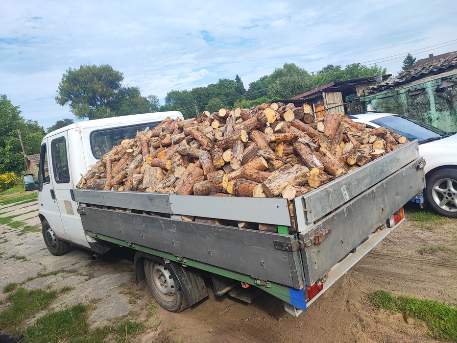 Drewno opał Sosna sucha klocki 5m3 na aucie cięta pod wymiar