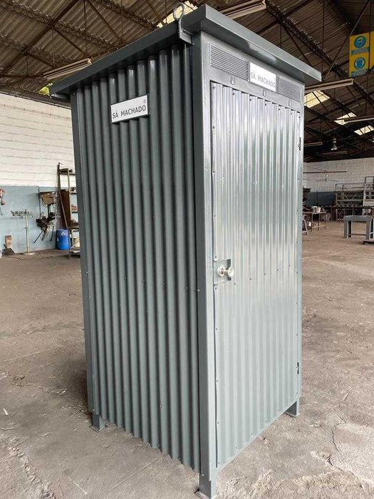 Modulo sanitario portatil para obras e eventos