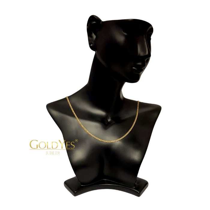 Złoty łańcuszek mona lisa próby złota 585