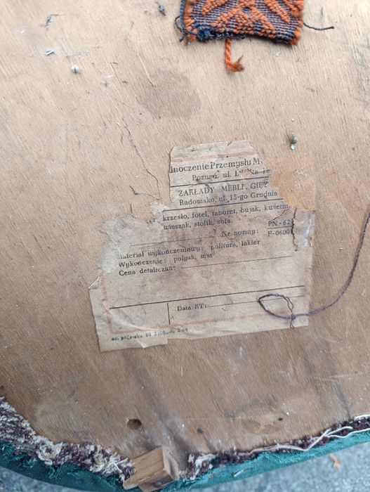 Krzesła gięte nogi  2 sztuki