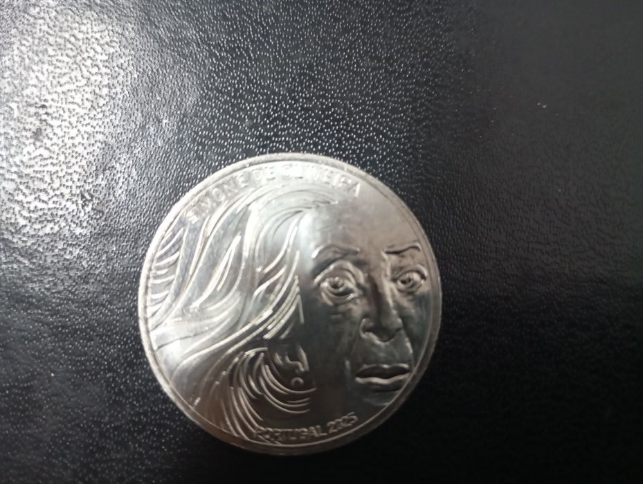 A moeda de coleção de 5 euros