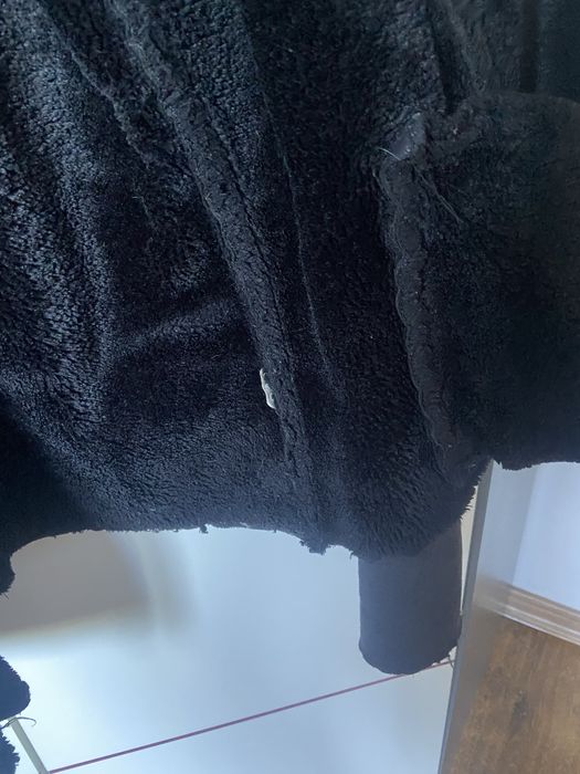 Czarne Futerko Kożuszek Sinsay M Viral Coquette Jesień Zima Hit