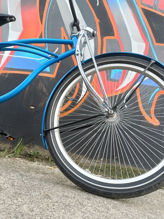 Cruiser, nowe części, koła wieloszprychowe, Brooks, Springer
