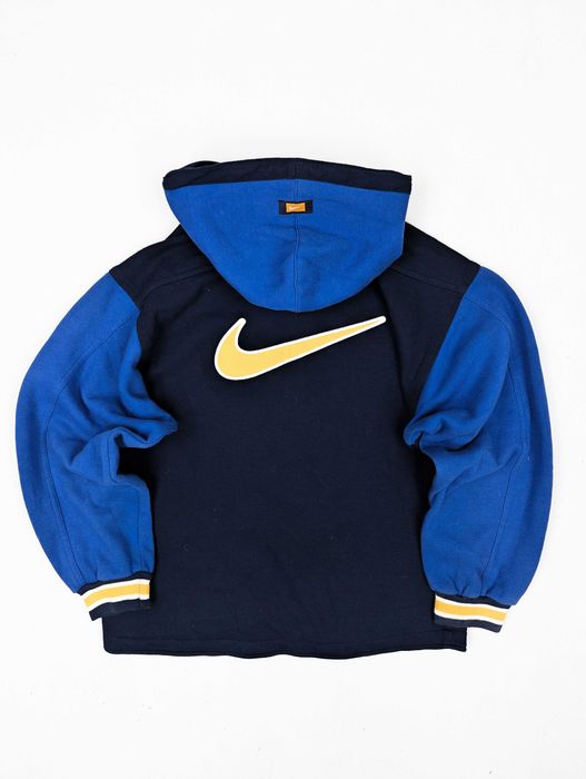 Nike vintage granatowa bluza XS logo