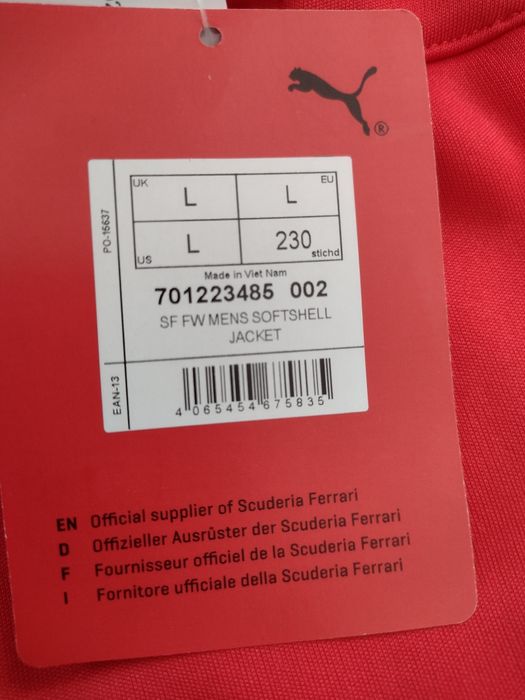 Kurtka,bluza Puma, Ferrari L