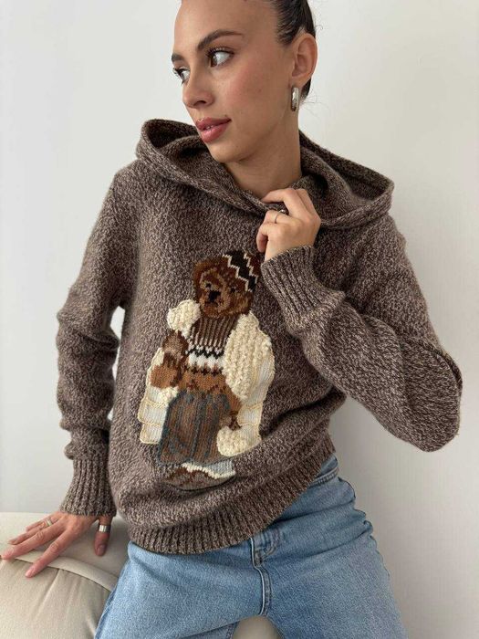 Sweter Polo Ralph Lauren Misie z Kapturem! Różne modele XS S M L