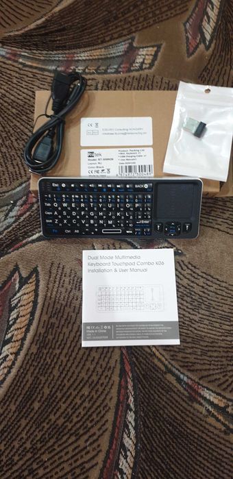 Миниклавиатура тачпад ИК-обучение Rii K06 Bluetooth