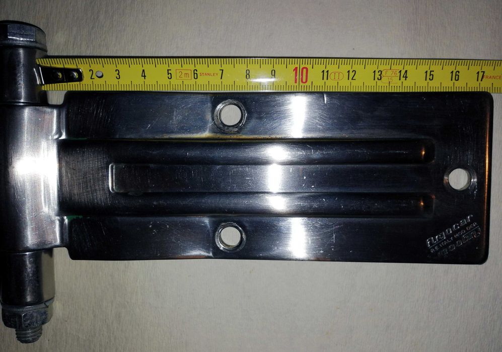 Masywne zawiasy ze stali nierdzewnej Furgocar Italy - 2 sztuki