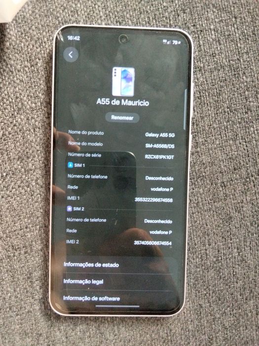 Samsung a55 5G violeta