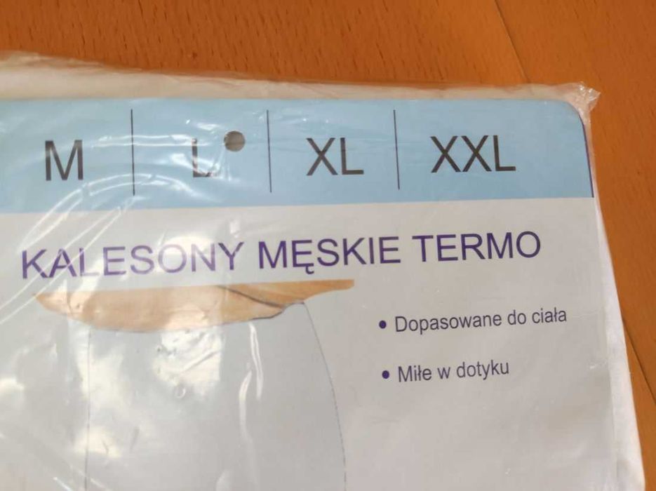 Kalesony Męskie Bawełniane  Ciepłe na Zimę Jesień