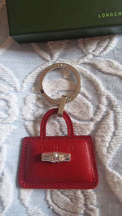 Longchamp Porta Chaves Pele