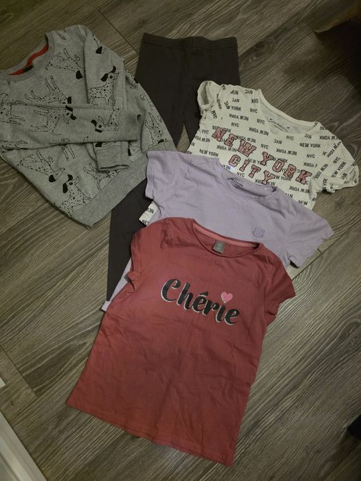 Zestaw 122-128cm Reserved Pepco Primark jesień szkoła bluza ciepła