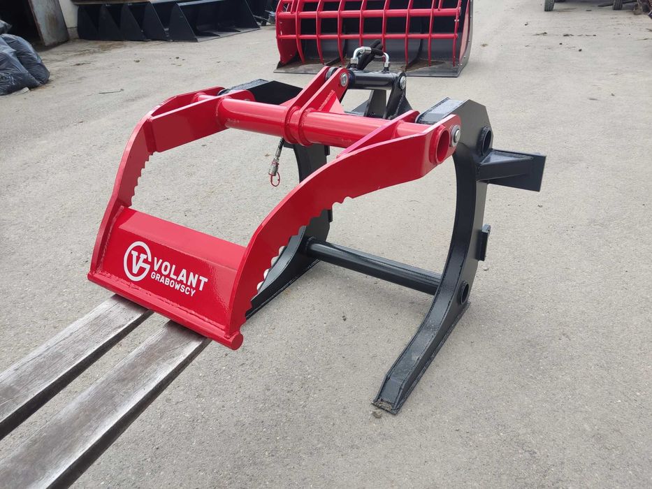 HIT Chwytak do drewna Krab Volant rozne mocowania do ładowarki tura