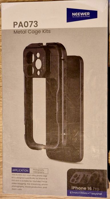 Klatka, obudowa, iphone 16 Pro Neewer
