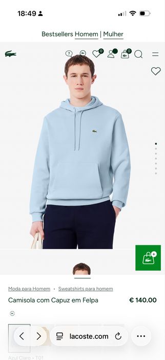 Vendo camisola lacoste verdadeira