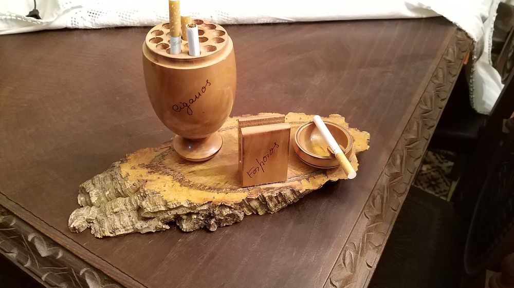 peça de decoração em cortiça