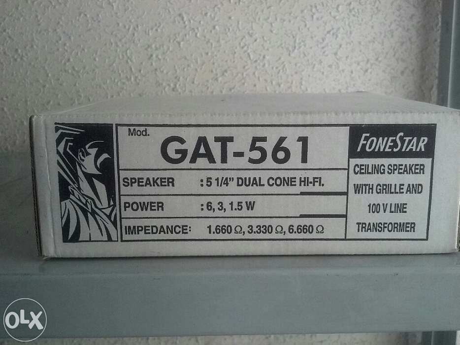 Colunas teto GAT-561 Fonestar novas