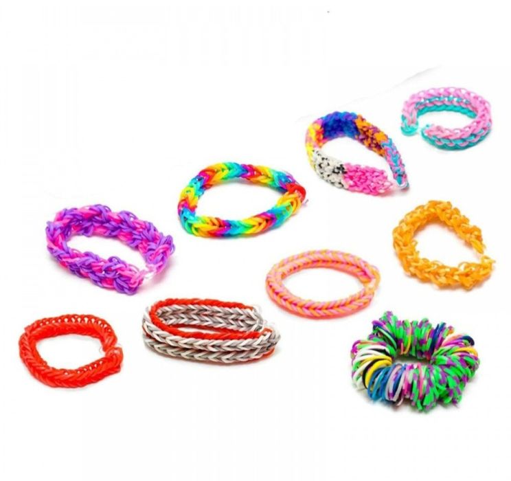 Zestaw gumek do robienia bransoletek