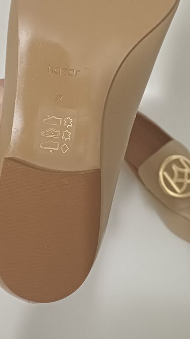 Nowe mokasyny Kazar 37, skóra