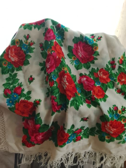 Українська хустка шерстяна старого гатунку,не машина