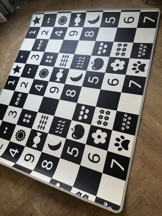 Mata piankowa edukacyjna dla dziecka 150 × 180 cm