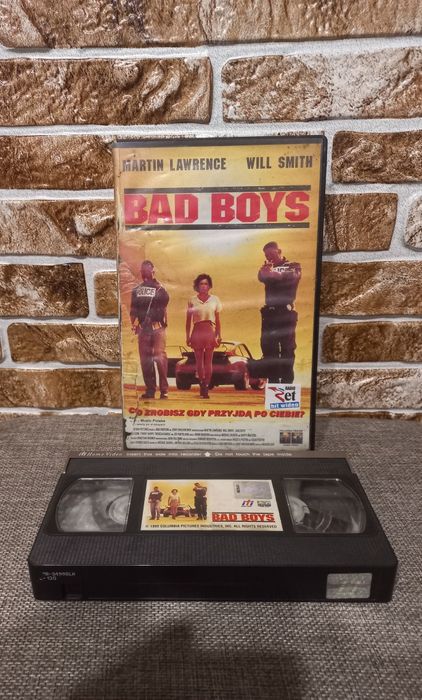 Kasety vhs wideo video.  Bad Boys VHS.
