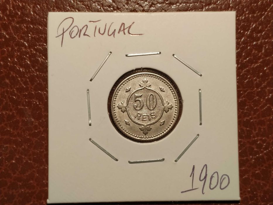 Portugal - moeda de 50 reis de 1900 (Monarquia)-preço por unidade