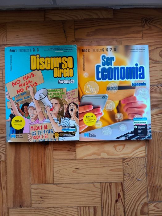 Livros escolares 10° e 11° ano