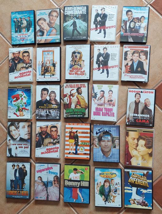 Diversos filmes em DVD