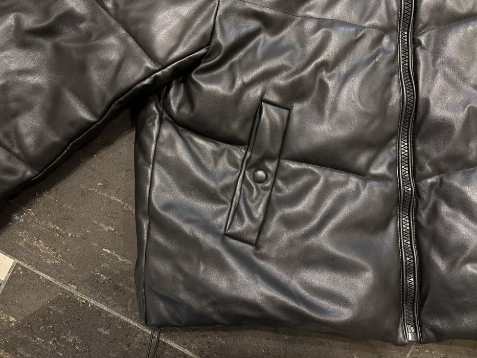 Куртка Чорна Кожана PULL & BEAR