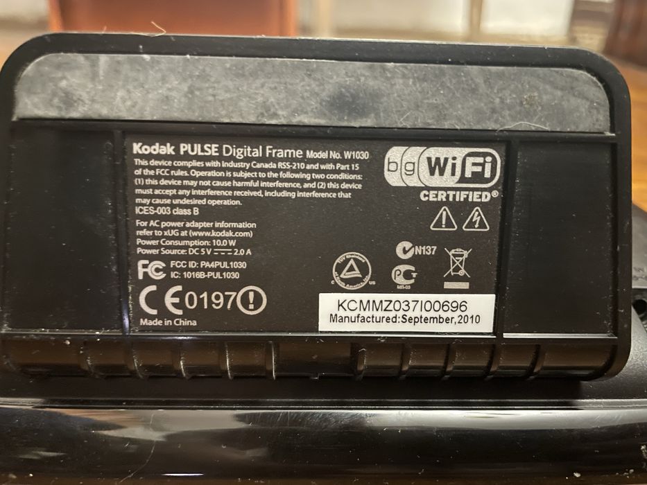 Сенсорна фоторамка Kodak